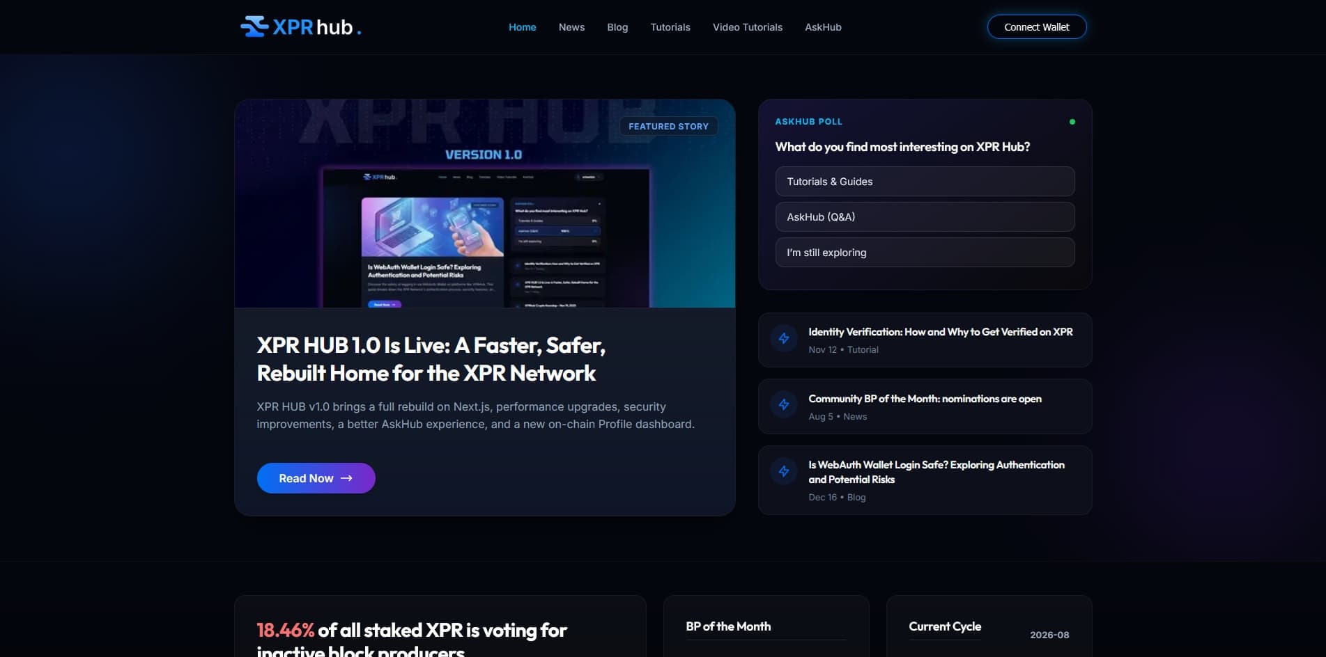 XPR Hub preview